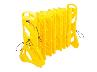 Barrera Mvil Seguridad Extensible Rubbermaid FG9S1100YEL