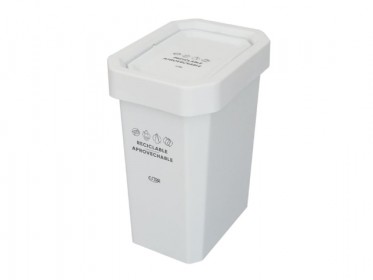 Papelera Vaiven 26 Litros Blanco EstraBins Reciclable Aprovechable 4-1042616