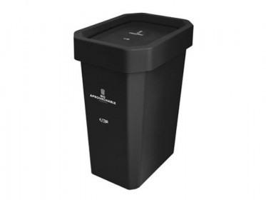 Papelera Vaiven 26 Litros Negro EstraBins No Aprovechable 4-1042618