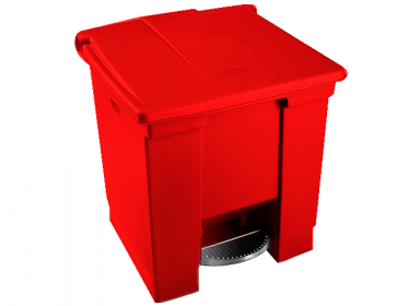 Papelera de Pedal 30 litros Rojo Resudos Peligrosos Rubbermaid FG614300RED
