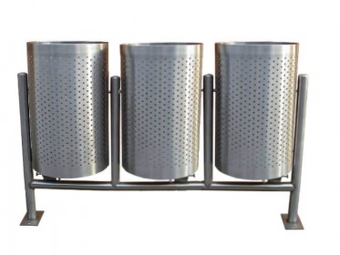 Punto Ecolgico en Acero Inoxidable 225 Lts Barcelona M121