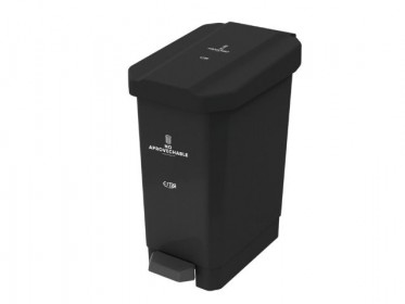 Caneca de Pedal Bins 22 Litros Negro 4-1042662