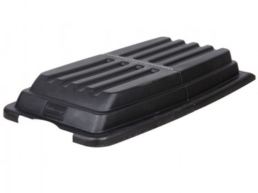 Tapa para Practiwagon Volcador de 400 litros Rubbermaid FG9T2200BLA Negro