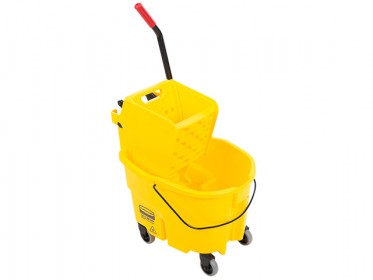 Balde con Escurridor 25 litros Amarillo WaveBrake Rubbermaid FG748071YEL 