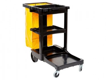Carro de Limpieza con Bolsa Amarilla Rubbermaid FG617388BLA