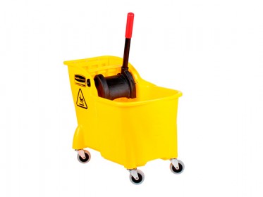Balde con Escurridor 25 litros Amarillo Tandem Rubbermaid 1887304