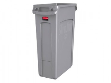 Contenedor Slim Jim 87 litros Gris Rubbermaid FG354060GRAY