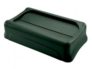 Tapa Oscilante para Contenedor Slim Jim 87 litros Verde Rubbermaid 1829400