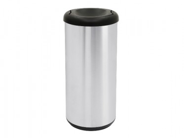 Caneca en Acero Inoxidable 40 Litros Tapa Vaiven Negra Tramontina 94539200