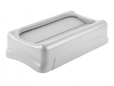 Tapa Oscilante para Contenedor Slim Jim 87 litros Gris Rubbermaid FG267360GRAY
