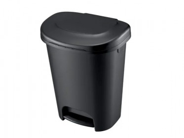 Papelera de Pedal en Plstico 49 Lts Spring Top Negra Rubbermaid 1843028