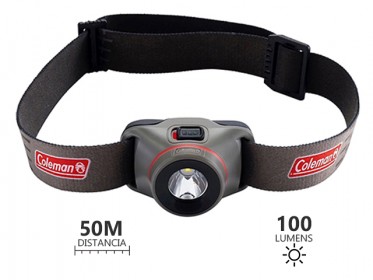 Linterna Frontal Led Coleman De 100 Lmenes Con Batteryguard 2000032701