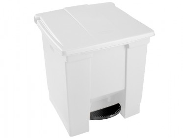 Papelera de Pedal 30 litros Blanca Rubbermaid FG614300WHT 