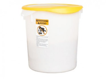 Recipiente Redondo Para Alimentos Con Tapa 20.8 Litros Rubbermaid FG572800WHT