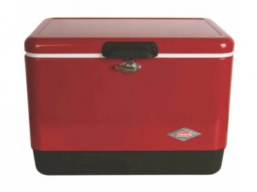 Nevera en Acero Inoxidable Porttil 51 Lts (54Qt) Roja Coleman 3000006615