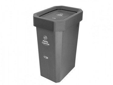 Papelera Vaiven 26 Litros Gris EstraBins 4-1039348