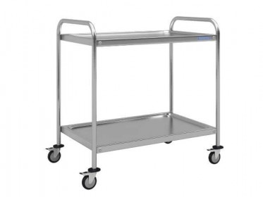 Carro Auxiliar en Acero Inoxidable con 2 Superficies 83x53cm 68360834