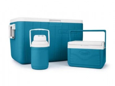 Combo Nevera Camping 48Qt + 5Qt + Termo 1/3Gal Azul Coleman 2160842