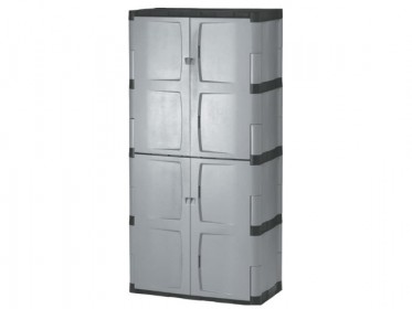 Gabinete de Almacenamiento de Resina de Dos Puertas Rubbermaid 